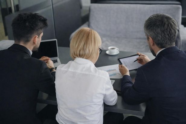 Séance de coaching professionnel en équipe